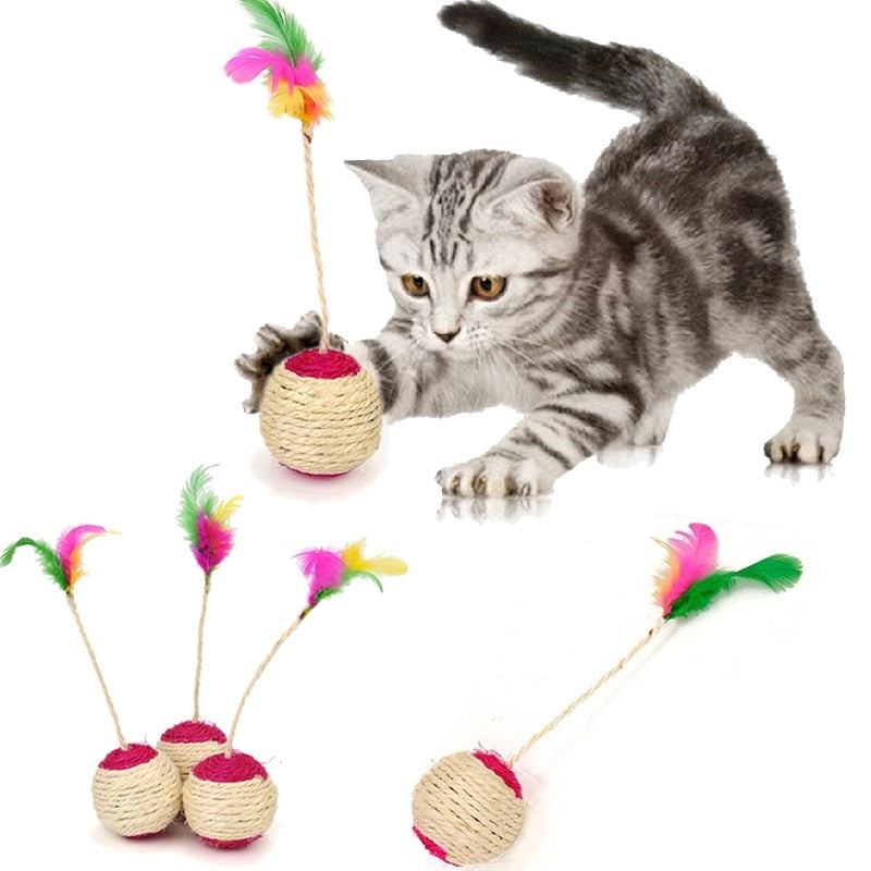 Toy Feather Tree Ball