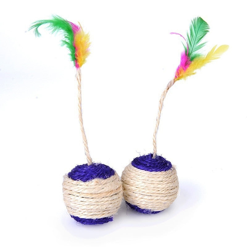 Toy Feather Tree Ball