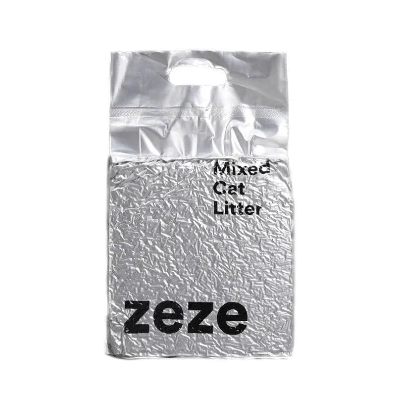 ZEZE Tofu Cat Litter with Double Action Odor Eliminator and Bentonite (6L/2.5kg)